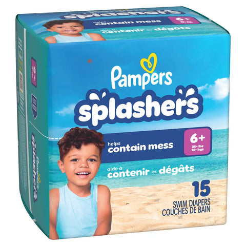 Pampers Splashers Disposable Swim Pants - (Select Size and Count)
