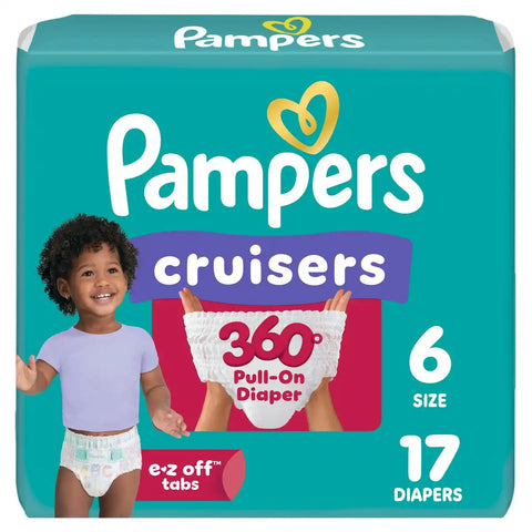 Pampers Cruisers 360 Diapers - (Select Size and Count)