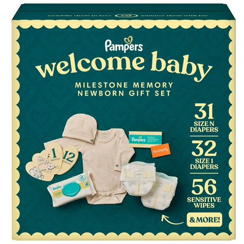 Pampers Swaddlers Gift Pack Disposable Diapers - Size 0-6 - 8pk