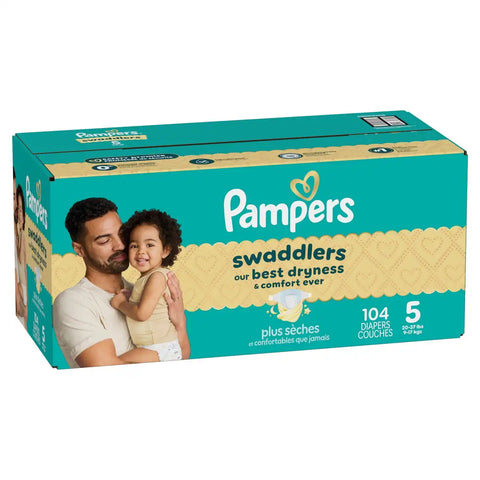 Pampers Swaddlers Sensitive Disposable Diapers - (Select Size and Count)