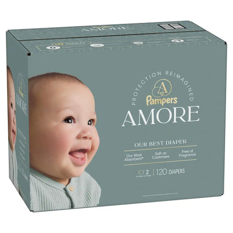 Amore by Pampers Luxury Diapers - (Select Size and Count)