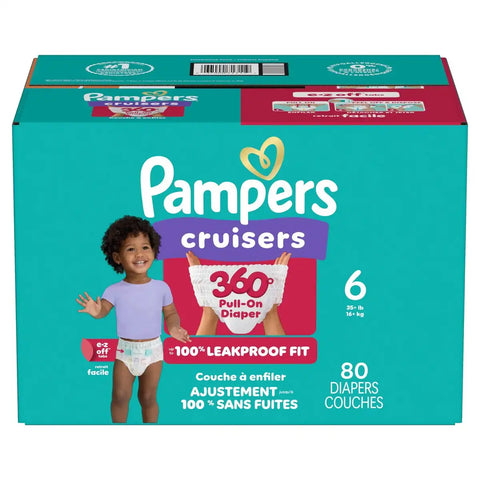 Pampers Cruisers 360 Diapers - (Select Size and Count)