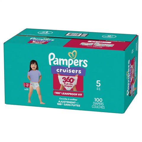 Pampers Cruisers 360 Diapers - (Select Size and Count)