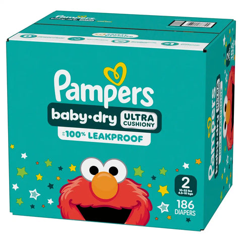 Pampers Baby Dry Diapers - (Select Size and Count)
