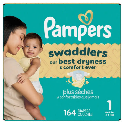 Pampers Swaddlers Sensitive Disposable Diapers - (Select Size and Count)