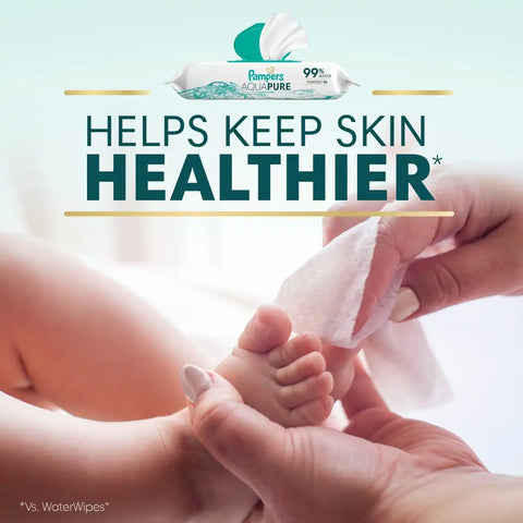 Pampers Aqua Pure Sensitive Baby Wipes (Select Count)