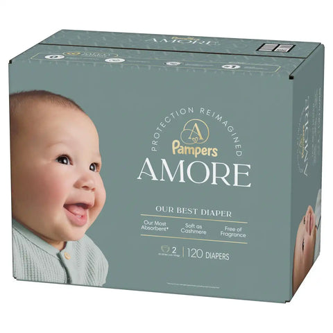 Amore by Pampers Luxury Diapers - (Select Size and Count)