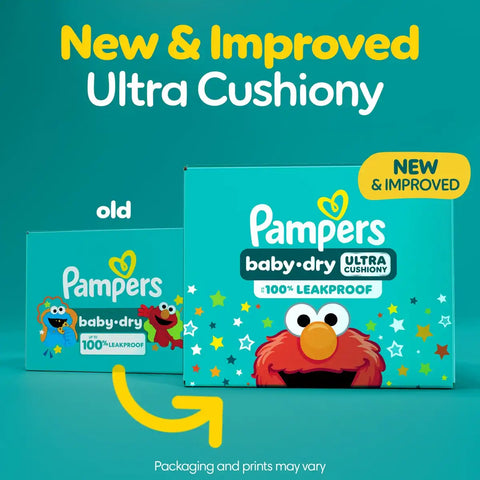 Pampers Baby Dry Diapers - (Select Size and Count)