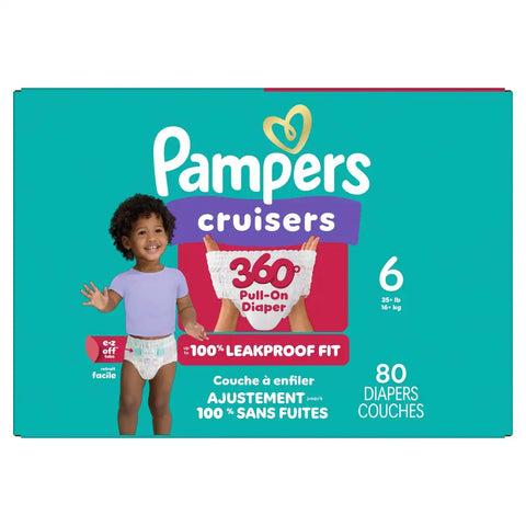 Pampers Cruisers 360 Diapers - (Select Size and Count)