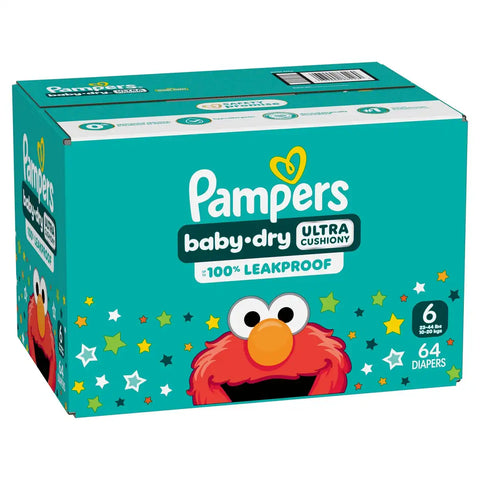 Pampers Baby Dry Diapers - (Select Size and Count)