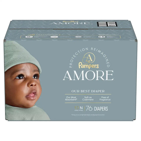Amore by Pampers Luxury Diapers - (Select Size and Count)