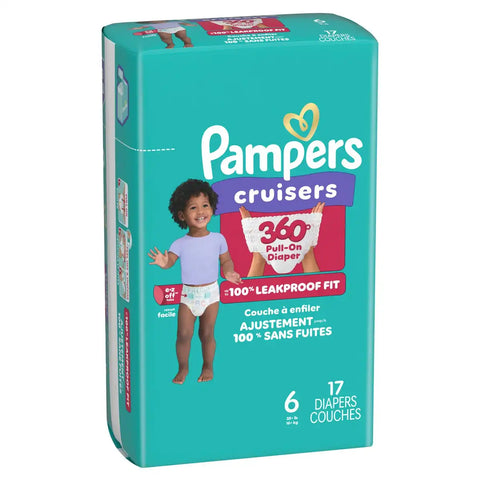 Pampers Cruisers 360 Diapers - (Select Size and Count)